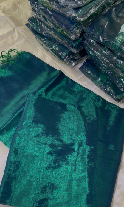 Peacock Mul Tissue Saree | Elegant, Lightweight & Premium Designer Saree