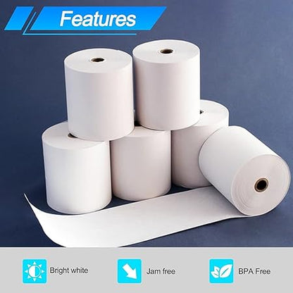Thermal Receipt Paper Roll - 58mm (2 inch) x 15 Meter (Pack of 30)