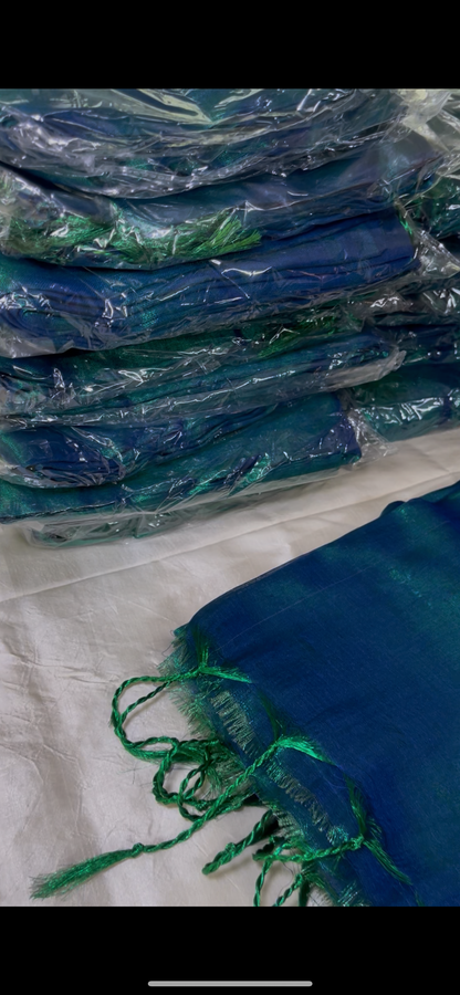 Peacock Mul Tissue Saree | Elegant, Lightweight & Premium Designer Saree